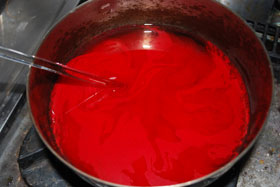 ご家庭でのポリエステル染色の流れ